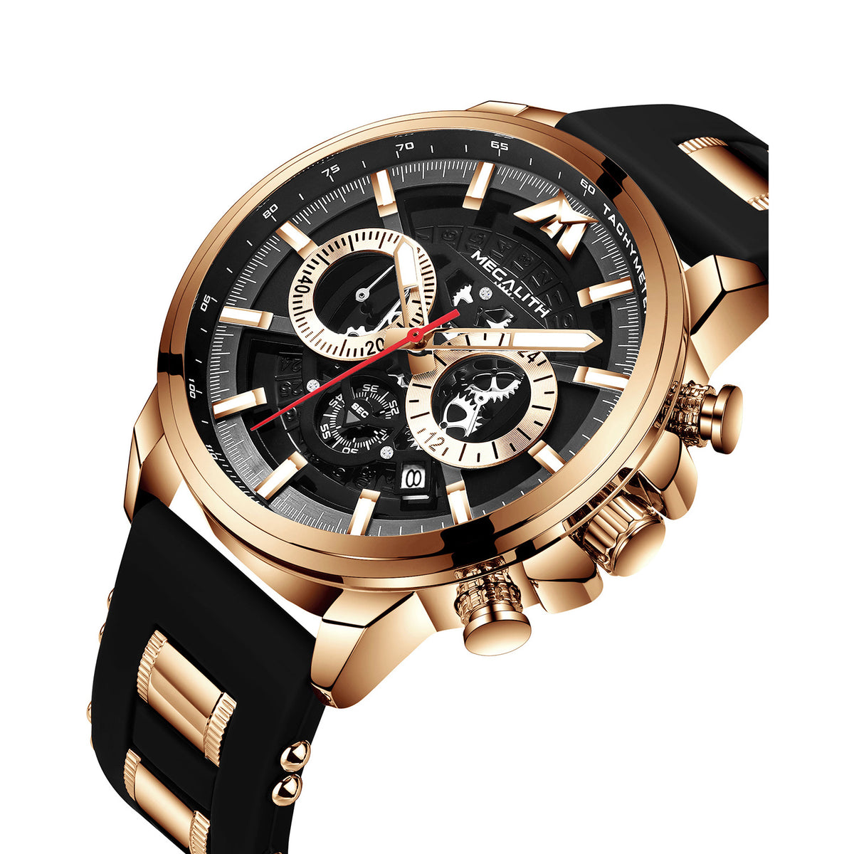 8332M | Quartz Men Watch | Rubber Band – megalith watch