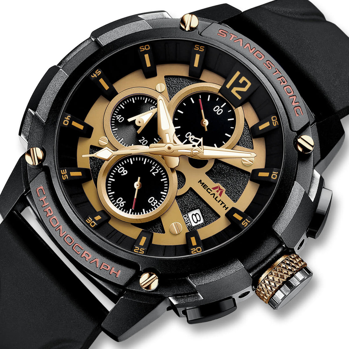8231M | Quartz Men Watch | Rubber Band – megalith watch