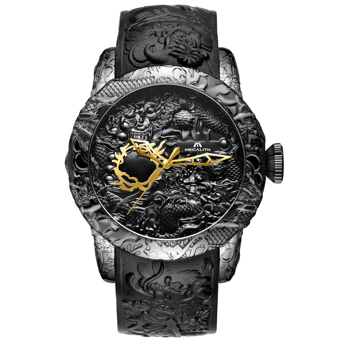 8041M Quartz Men Watch Rubber Band – megalith watch