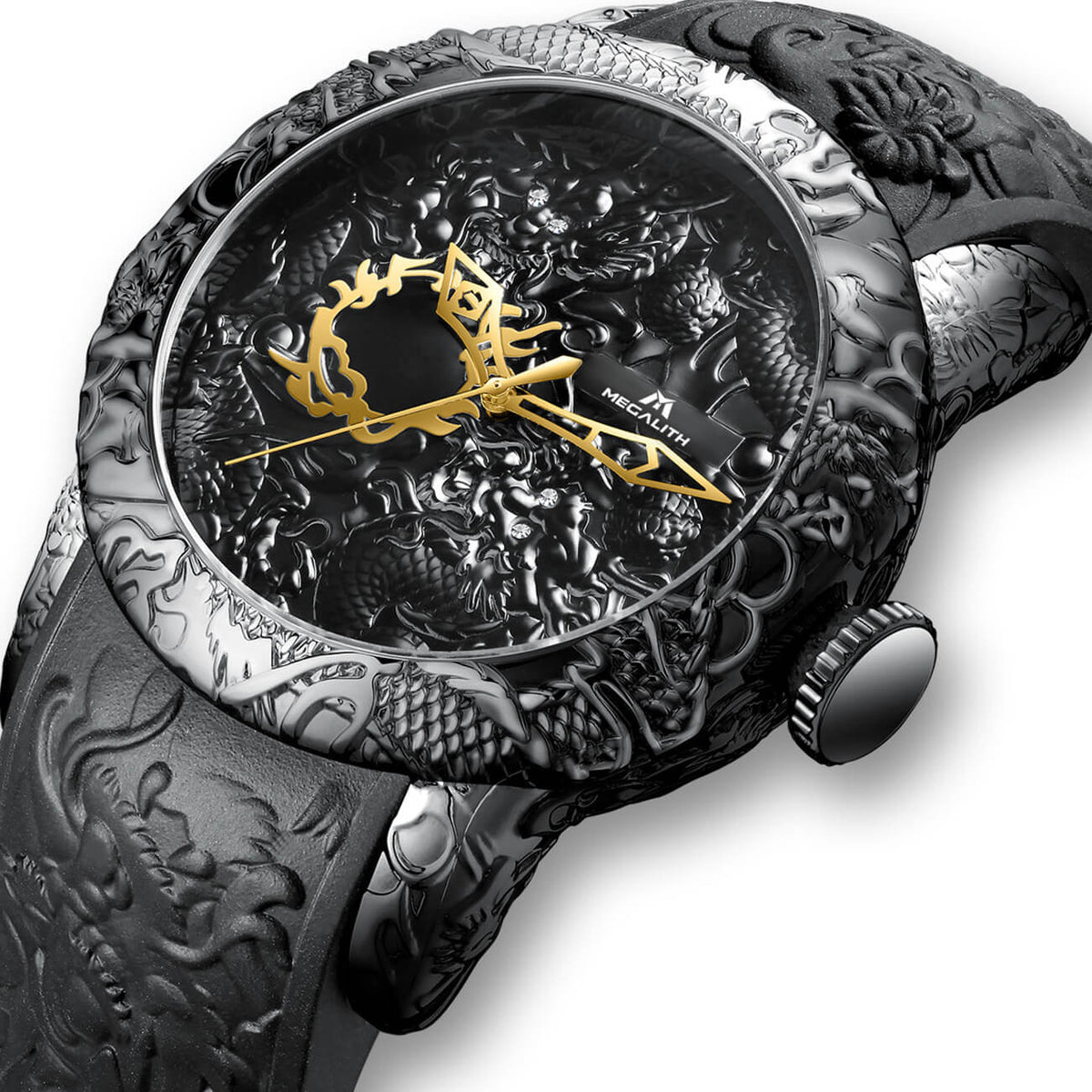 8041M Quartz Men Watch Rubber Band – megalith watch