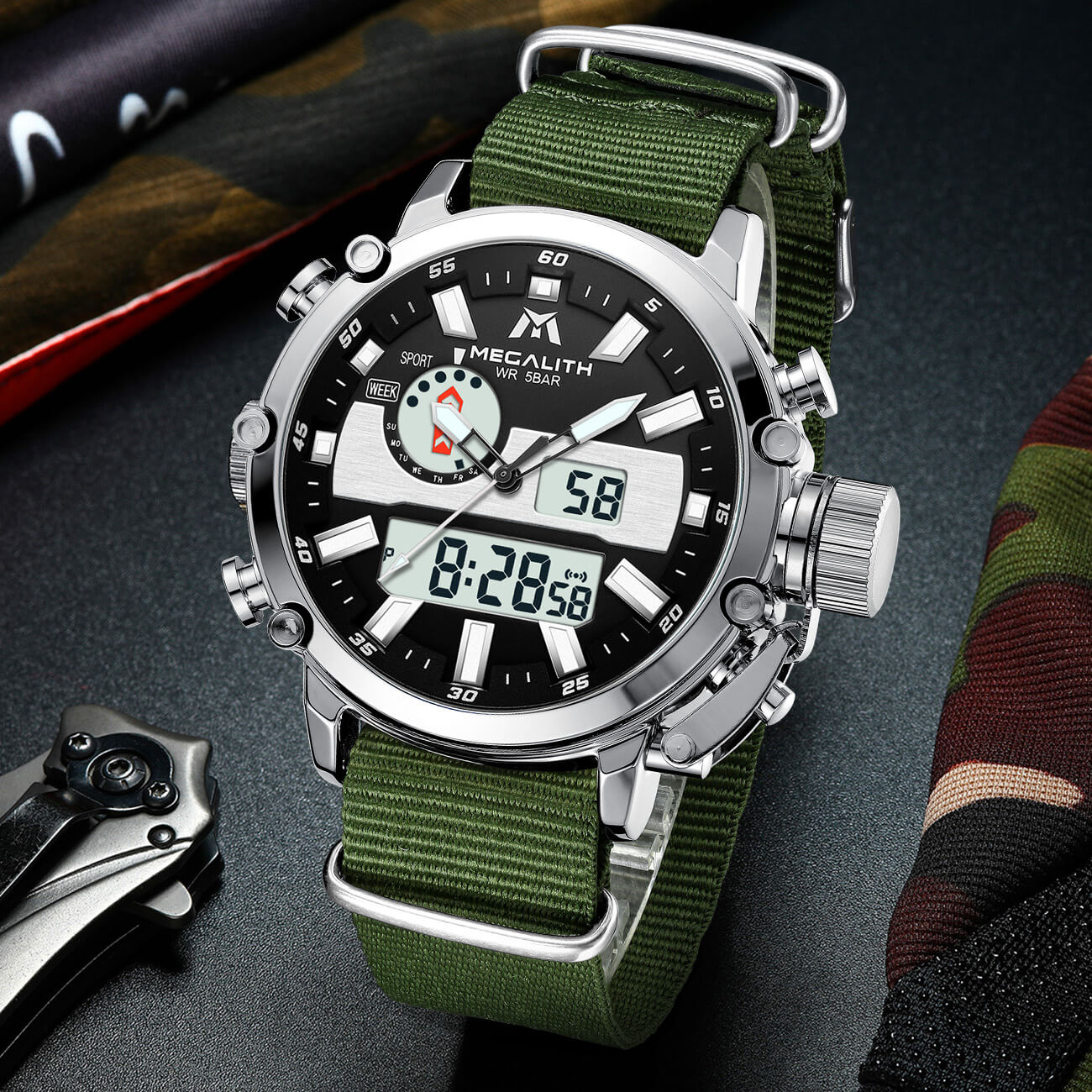 Megalith 8229M-megalith watch