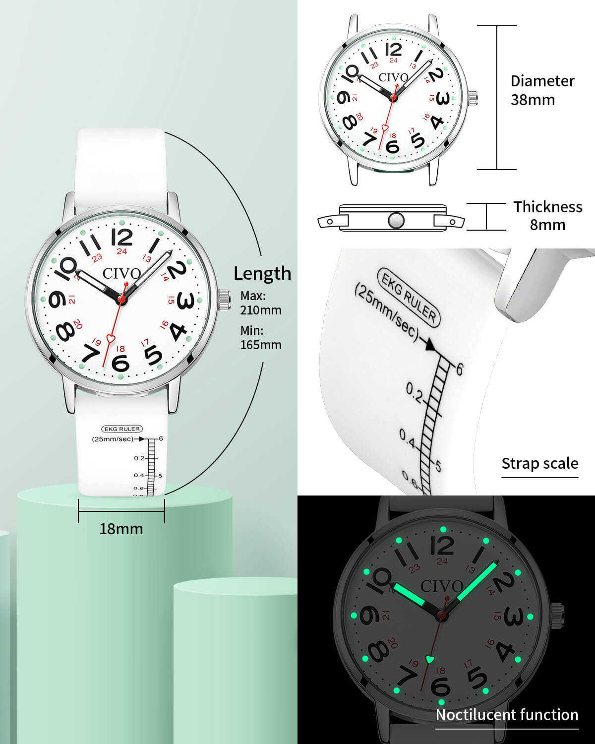 CIVO 8144C-megalith watch