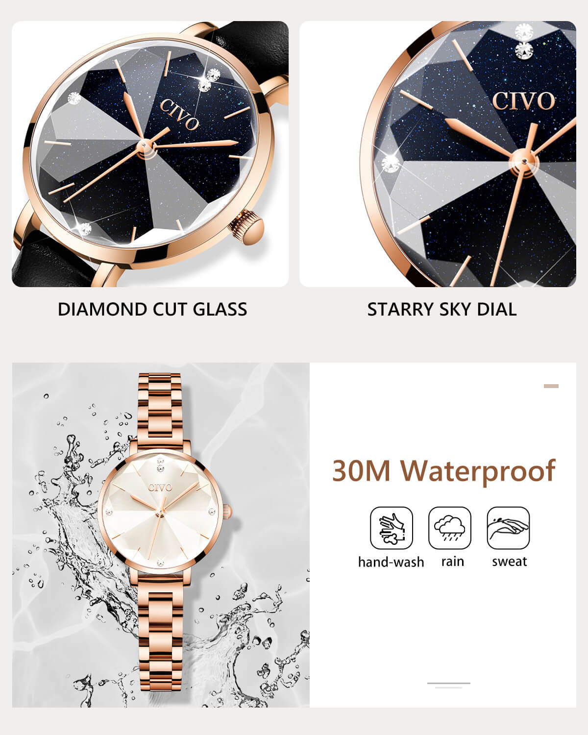 CIVO 8128C-megalith watch
