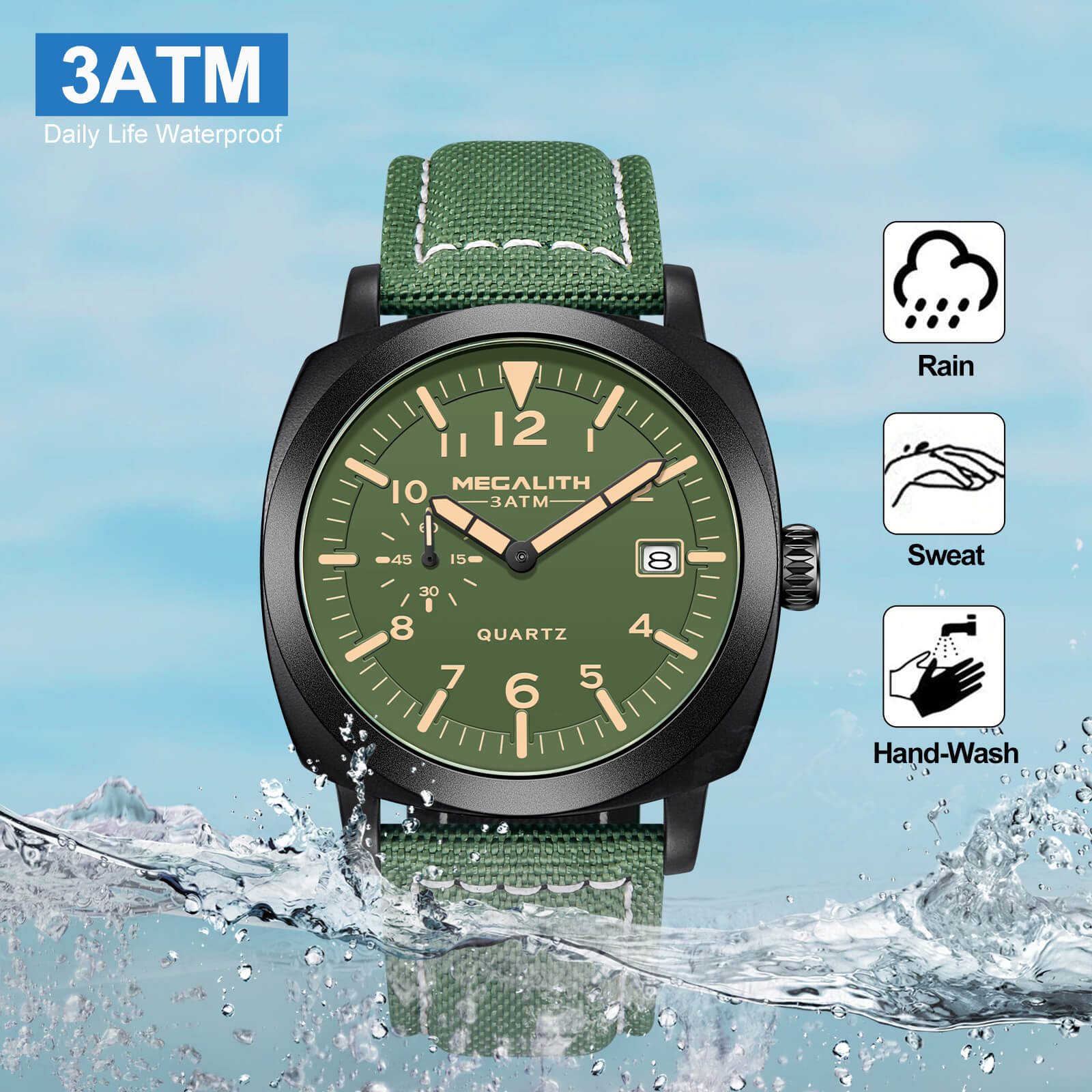 Megalith 8283M-megalith watch